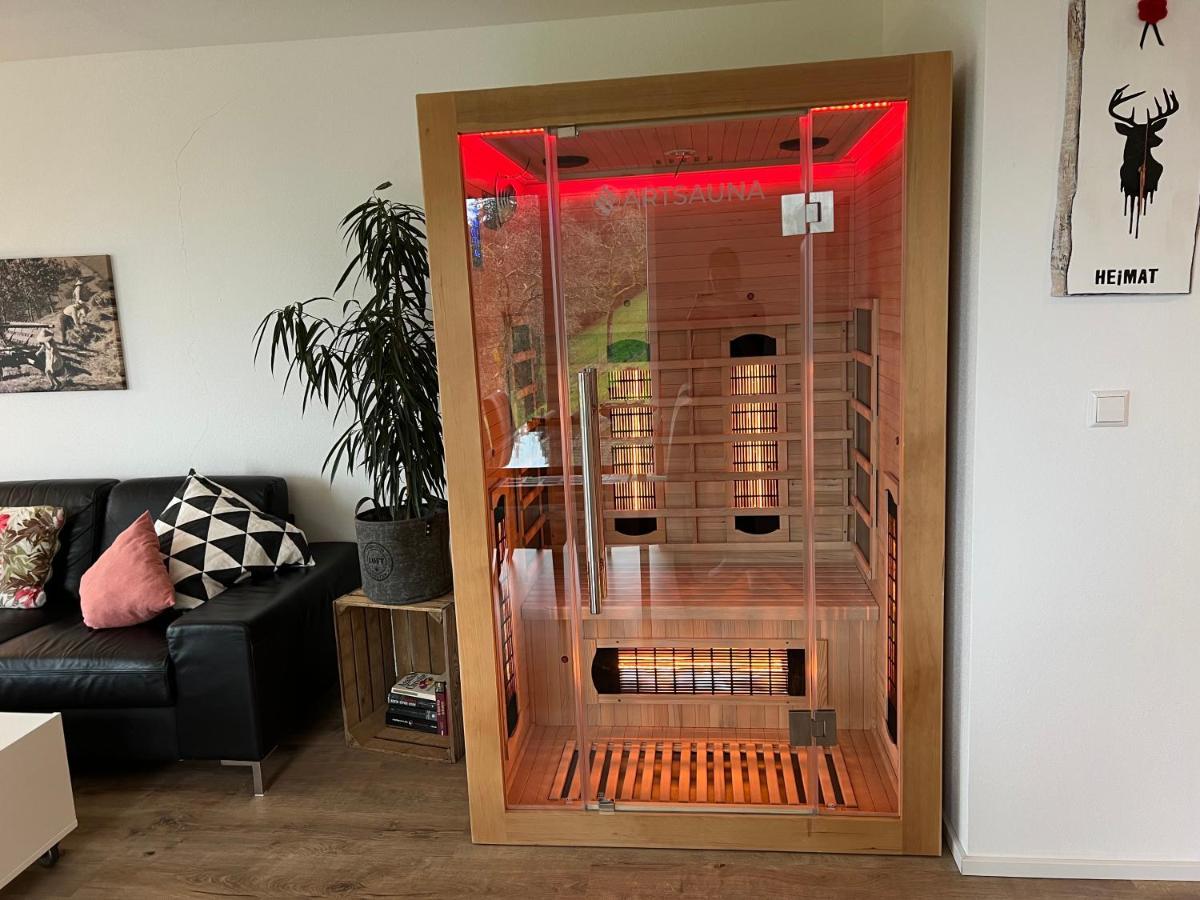 האוסאך Ferienhaus Wendelinus Mit Pool & Sauna מראה חיצוני תמונה